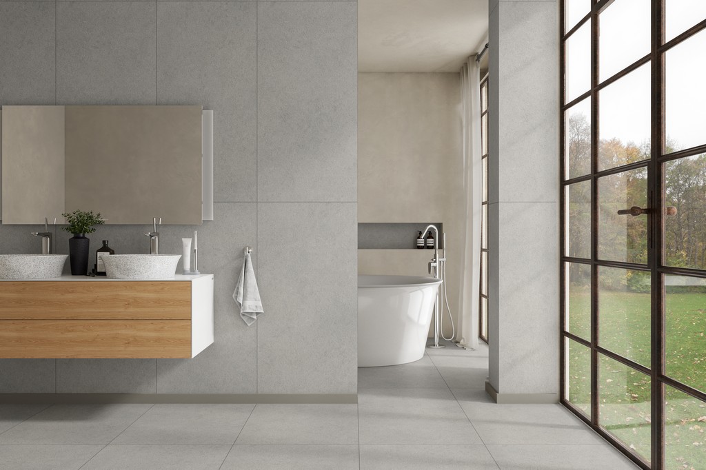 Керамогранит "Ennface" 600*1200 Gravel Smoke Flex Матовый Серый — купить в Урае