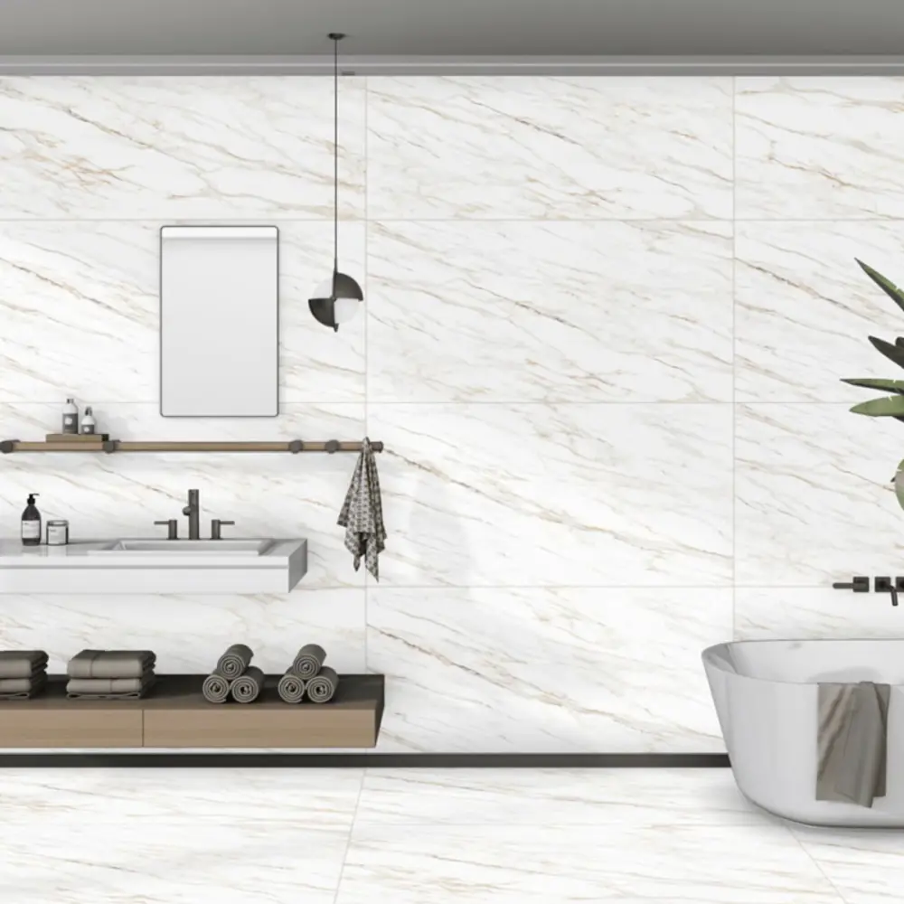 Керамогранит "Sonex" Nex statuario карвинг 60x120см цвет белый с прожилками — купить в Урае