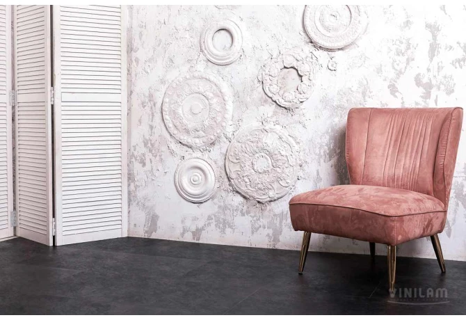 SPC ламинат Сланцевый Чёрный (940*470*8 мм) — купить в Урае