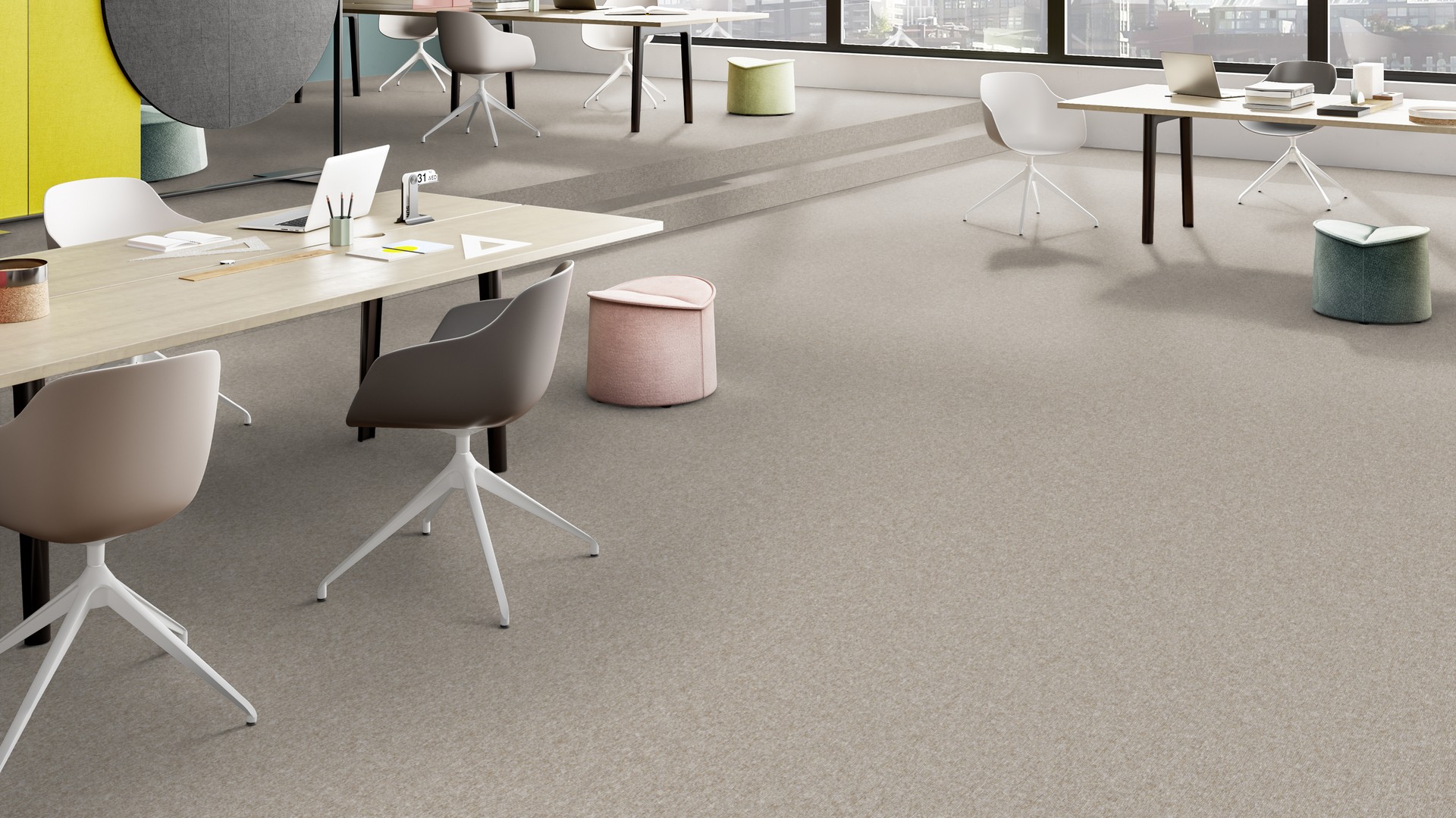 Ковровая плитка Medusa Tile 33 (500*500*5 мм) — купить в Урае