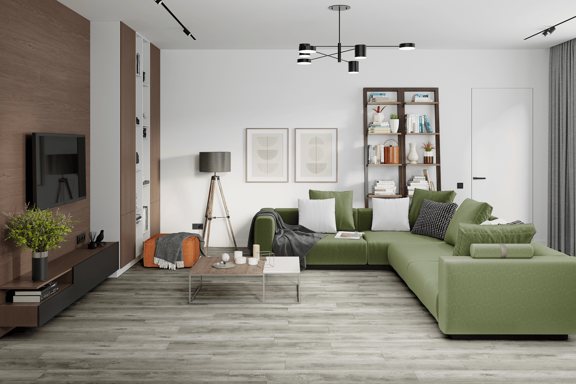 SPC ламинат «Damy Floor» Дуб Рустикальный Серый (1220*180*4 мм) — купить в Урае