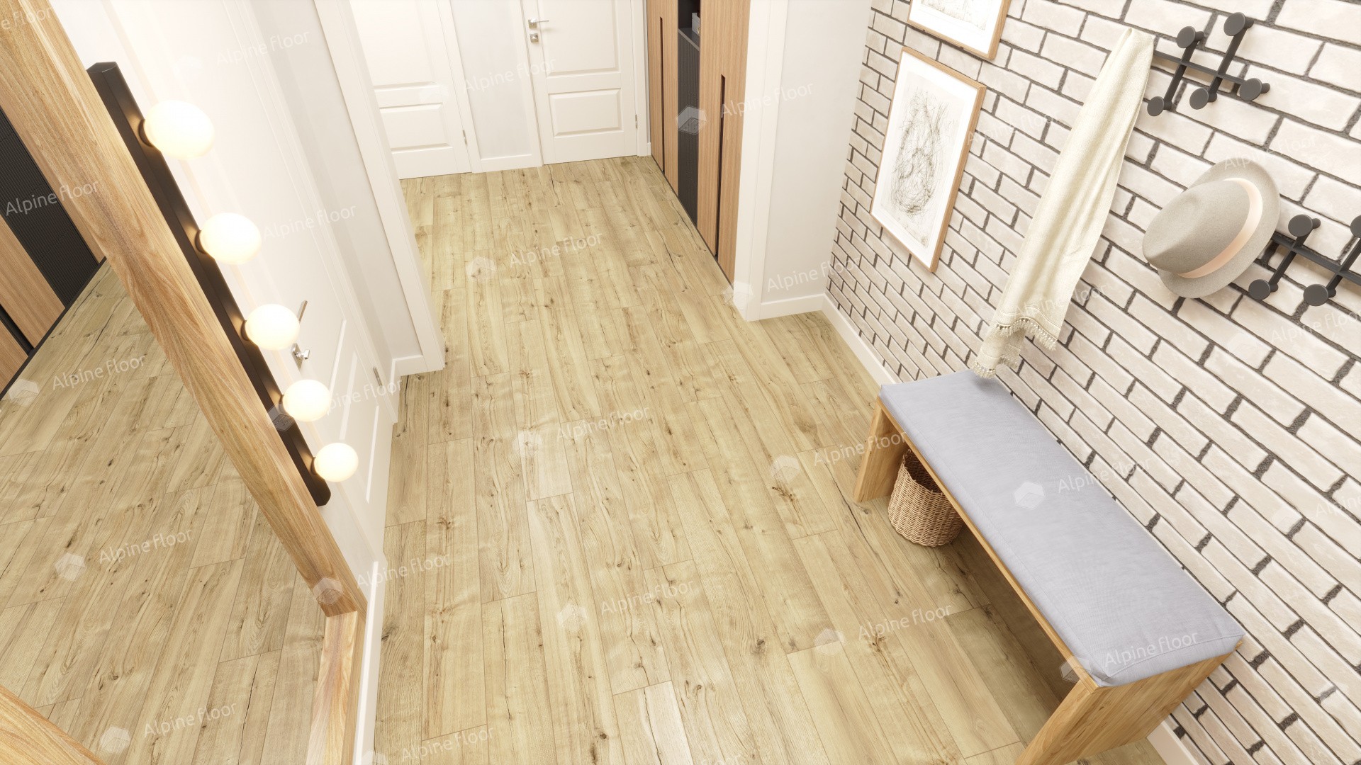 Ламинат "Alpine Floor" Дуб Эмпуриабрава (1285*192*8 мм) — купить в Урае