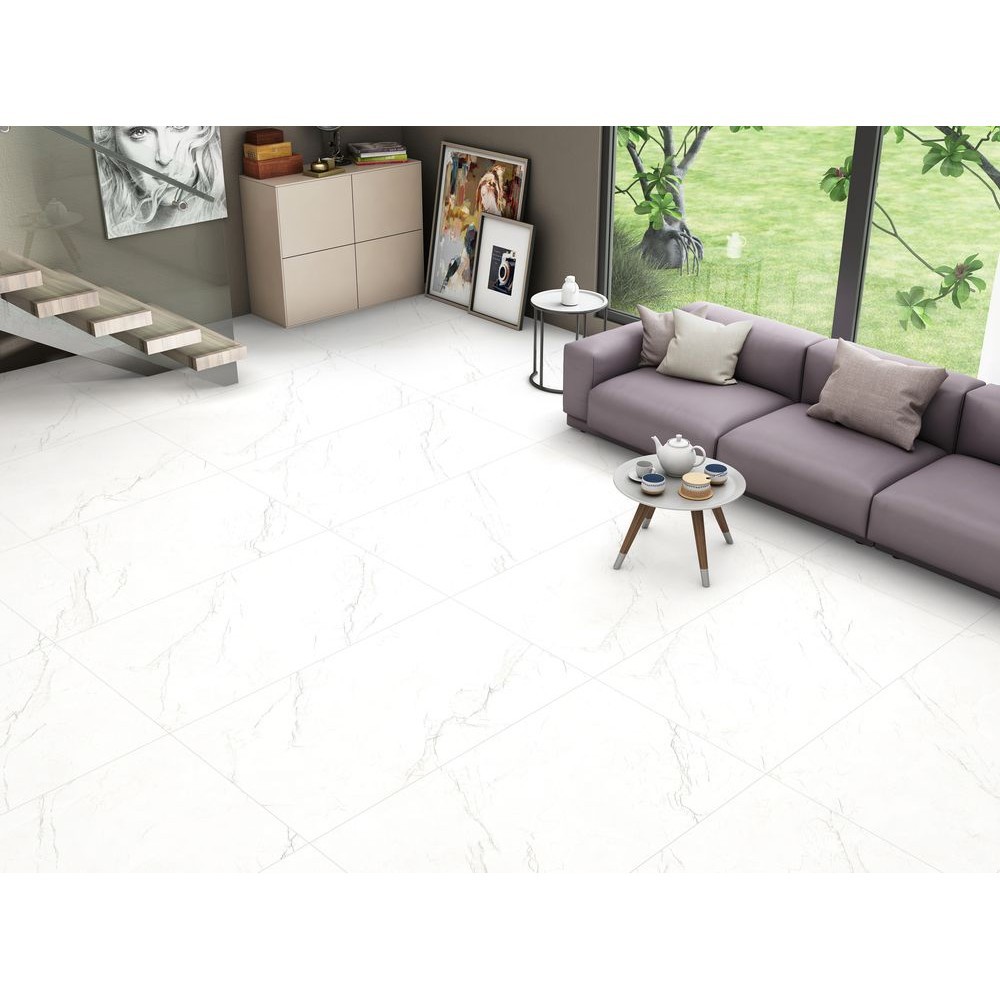 Керамогранит "Ennface" 600*1200 Mystic White Матовый Белый — купить в Урае