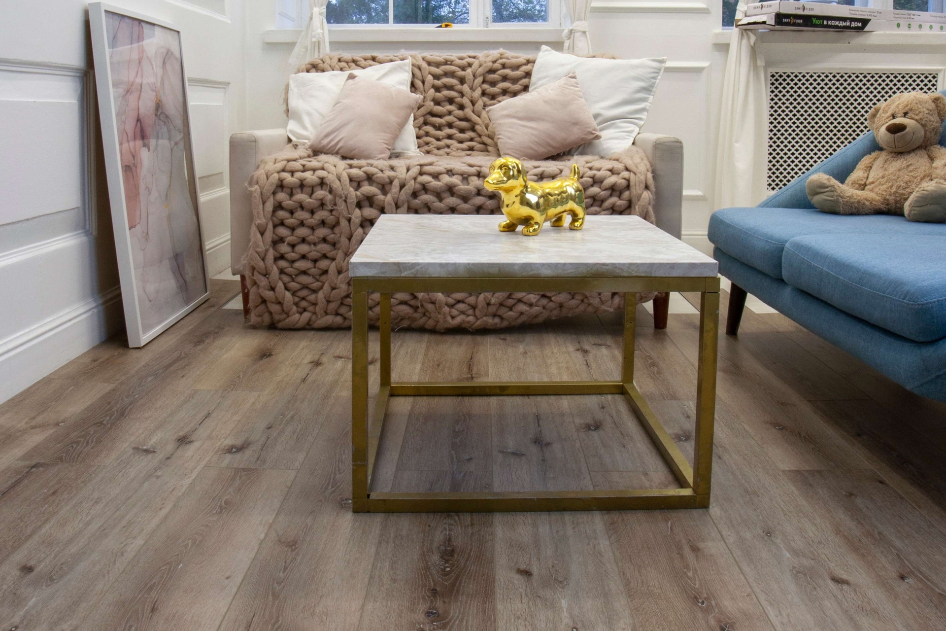 Усовершенствованная кварц-виниловая плитка «Damy Floor» Дуб Лофт (1227*187*2,5 мм) — купить в Урае