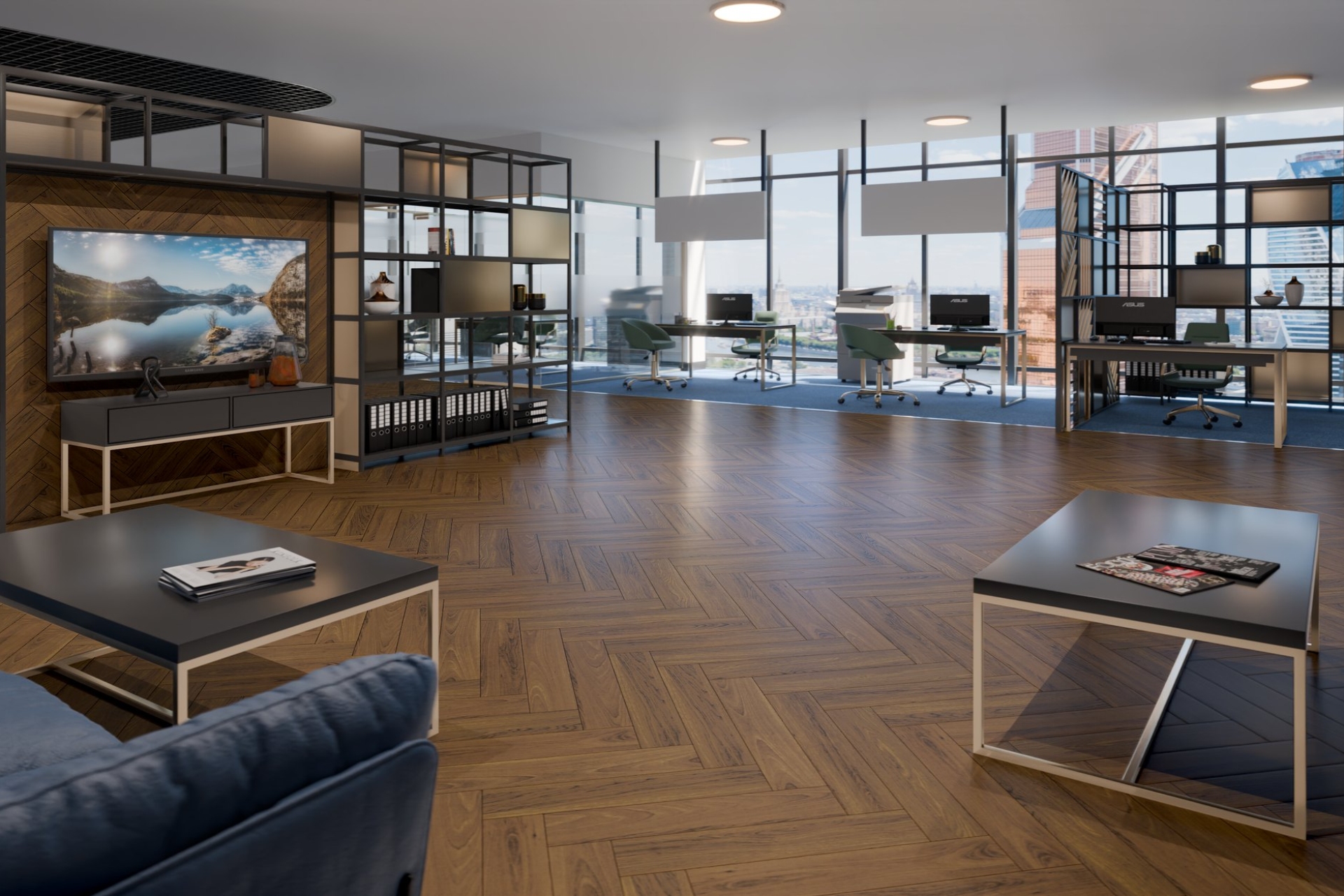 Инженерный паркет «Damy Floor» Ореховый (укладка елочкой) — купить в Урае