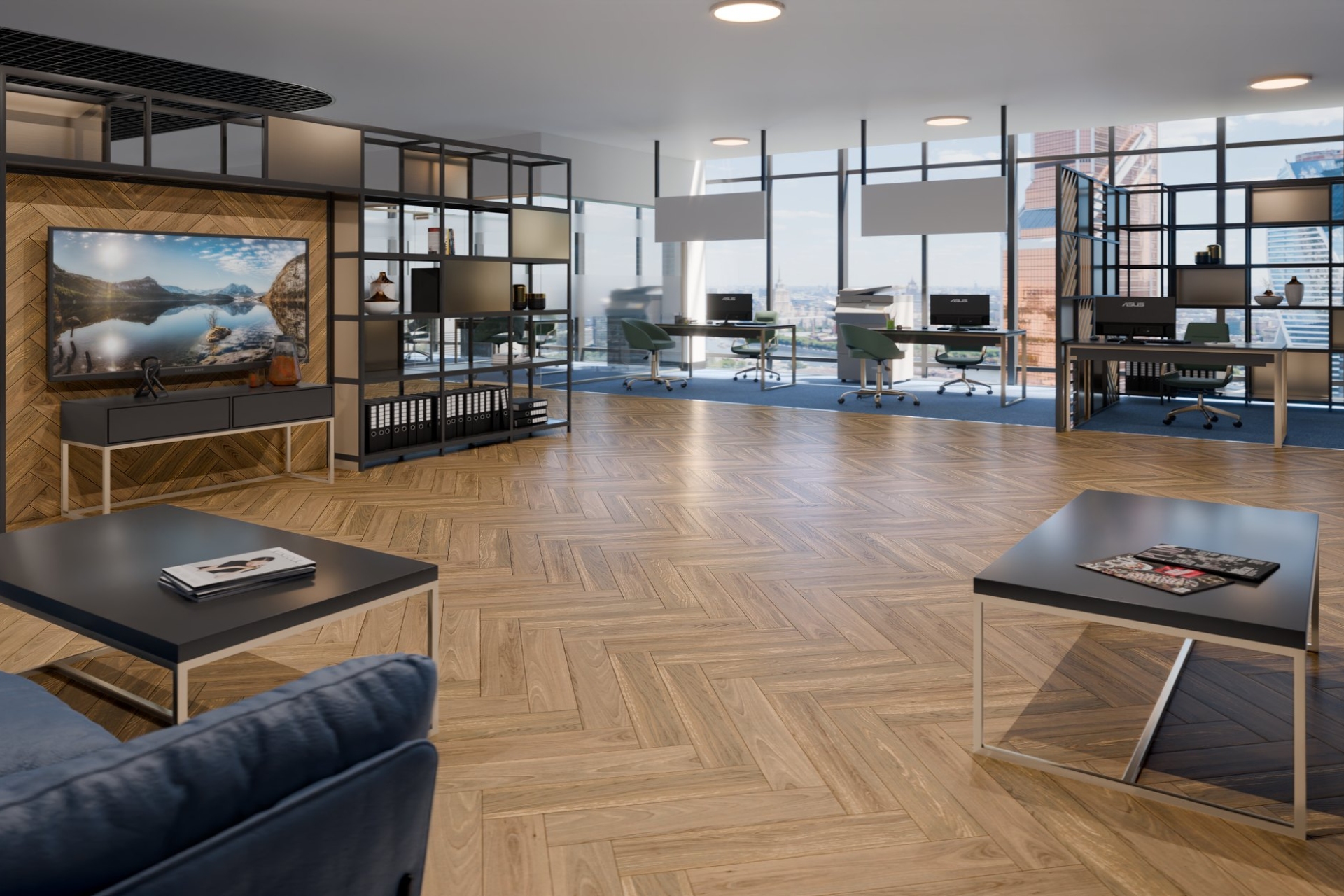 Инженерный паркет «Damy Floor» Натуральный (укладка елочкой) — купить в Урае