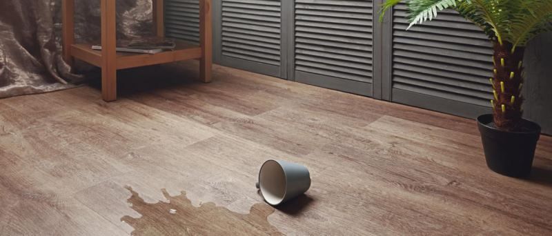 Кварцвиниловая плитка "Aquafloor" AF6033 Glue (1219,2*177,8*2 мм) — купить в Урае