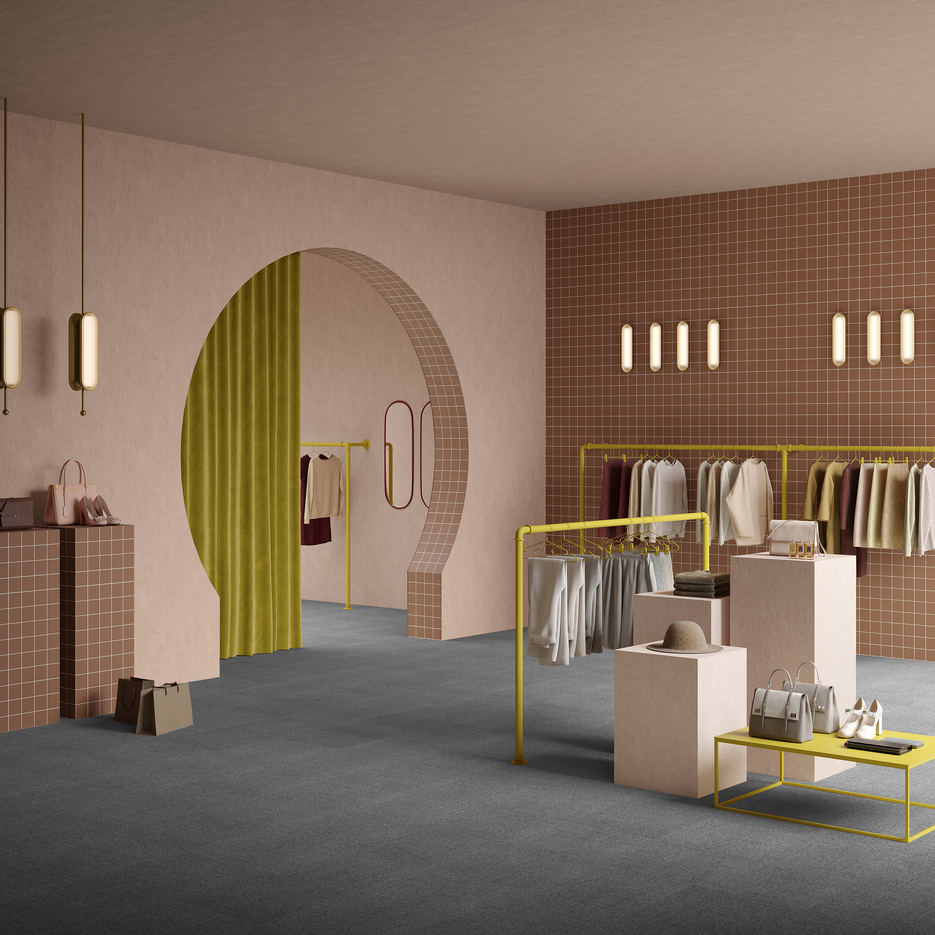 Ковровая плитка Mantra Tile 97 (500*500*6 мм) — купить в Урае