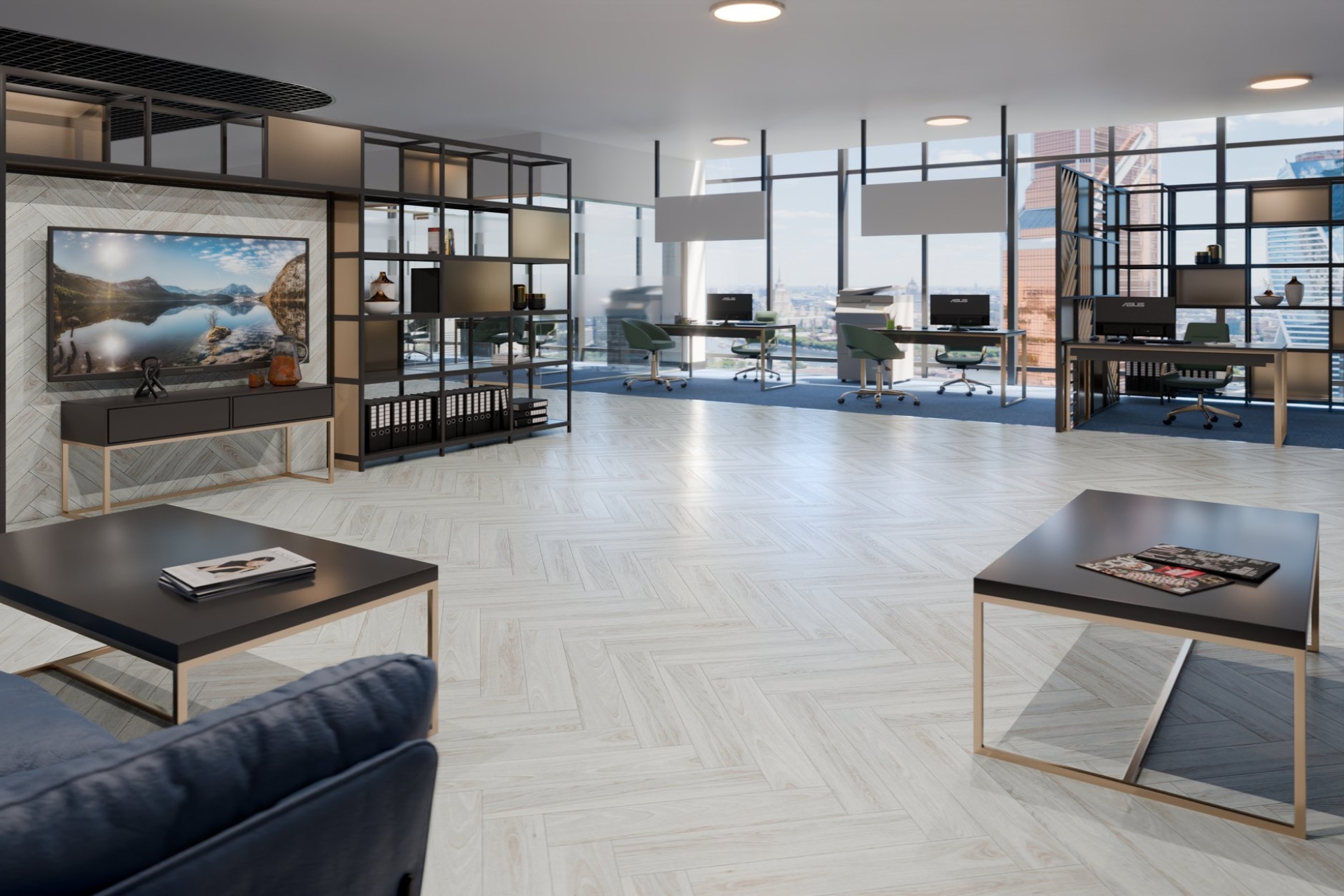 Инженерный паркет «Damy Floor» Ванильный (укладка елочкой) — купить в Урае