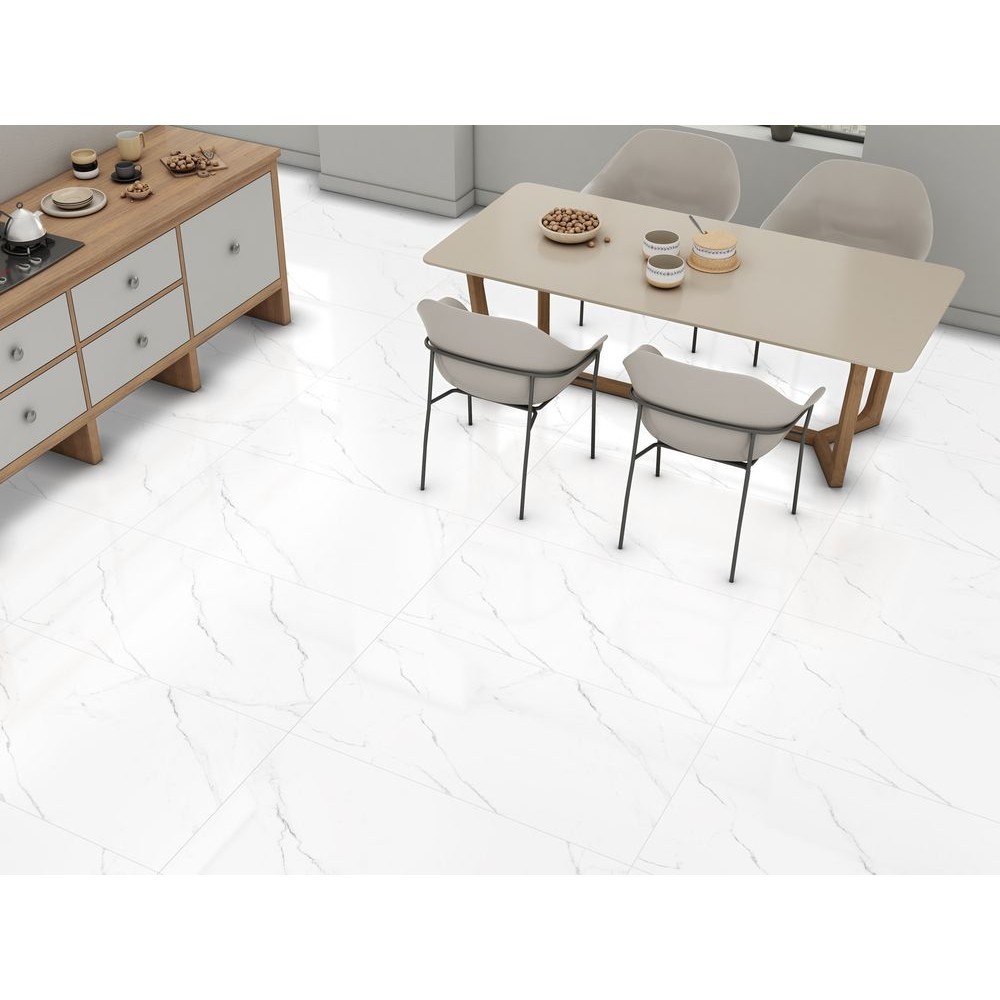 Керамогранит "Ennface" 600*1200 Carrara Bianco Матовый Белый — купить в Урае