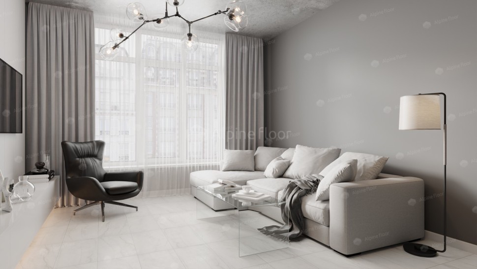 Виниловая плитка "Alpine Floor" Light Stone Брайс (608*303*2,5 мм) — купить в Урае