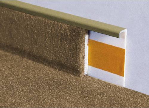Плинтус для ковролина "Korner" Listwa бежевый (2500*13,8*50 мм) — купить в Урае