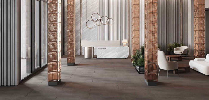 Плинтус "Estima" Cave (600*70 мм) Серый — купить в Урае