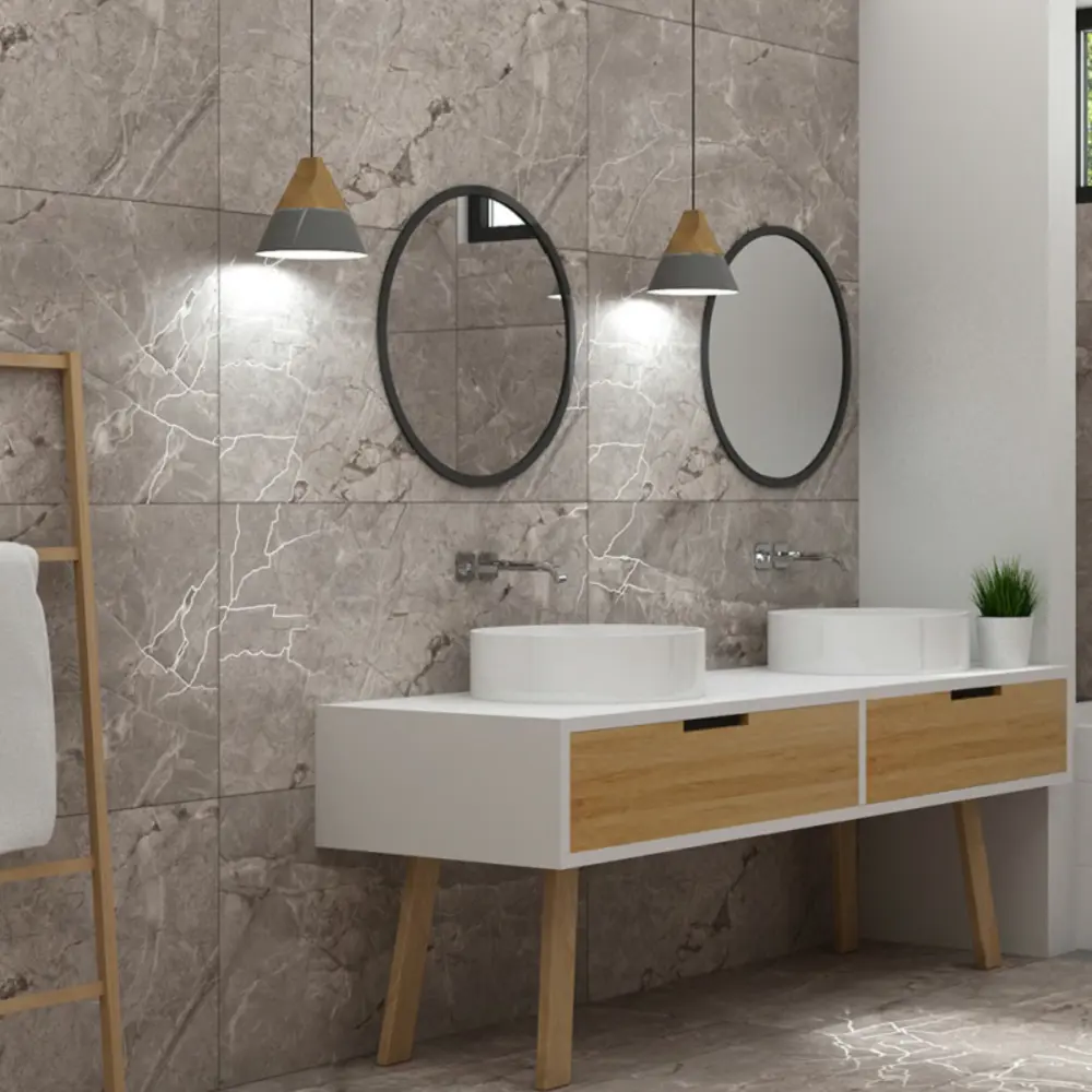 Керамогранит "Sonex" Harmony taupe карвинг 60x120см цвет коричневый с прожилками — купить в Урае