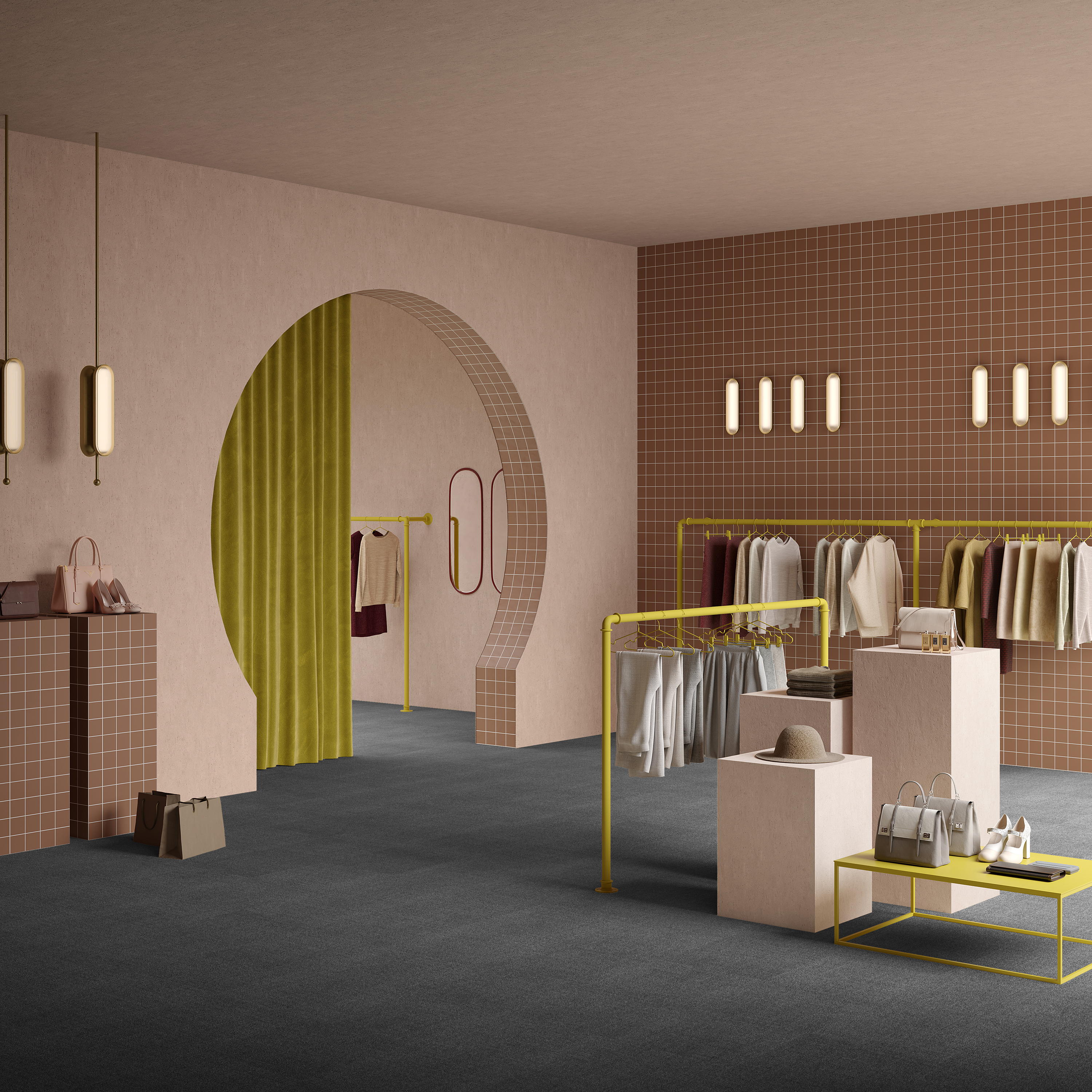 Ковровая плитка Mantra Tile 98 (500*500*6 мм) — купить в Урае