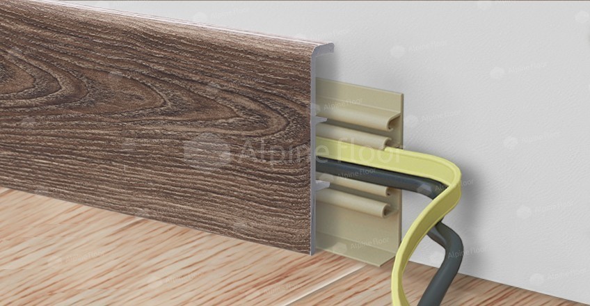 Напольный плинтус Rico Concept 80 Дуб фисташковый (2200*20*80 мм) — купить в Урае