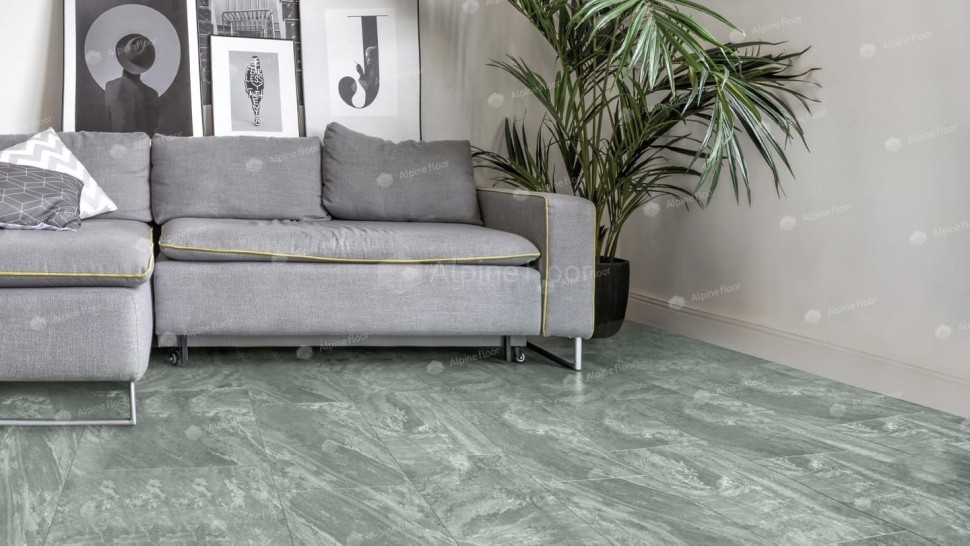 Виниловая плитка "Alpine Floor" Light Stone Хэмпшир (608*303*2,5 мм) — купить в Урае
