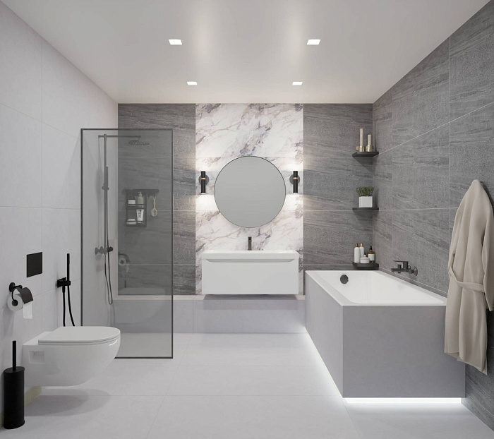 Керамогранит "Wan Sheng" Butterfly 600x1200 (1200*600 мм) Серый — купить в Урае