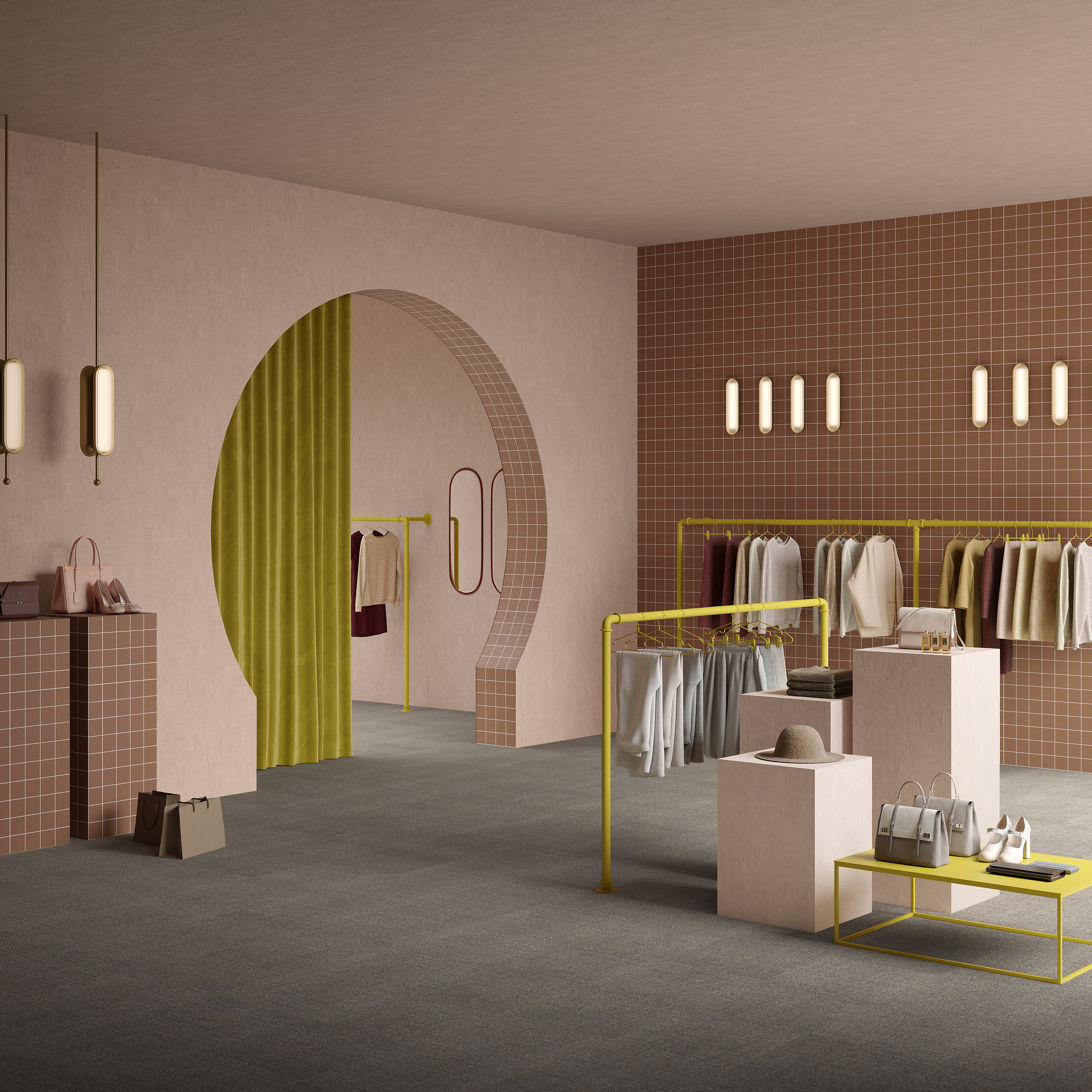 Ковровая плитка Mantra Tile 94 (500*500*6 мм) — купить в Урае